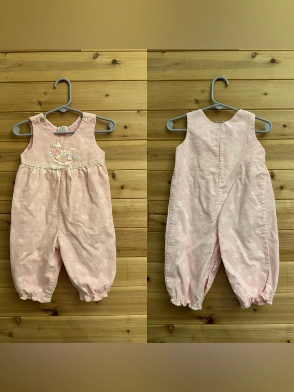 Vintage Bundle 6-9 Months Floral Lace Corduroy Ruffle Footie Onesies Romper